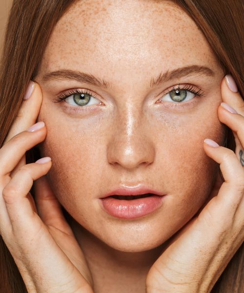 Augenlidstraffung in Nahaufnahme