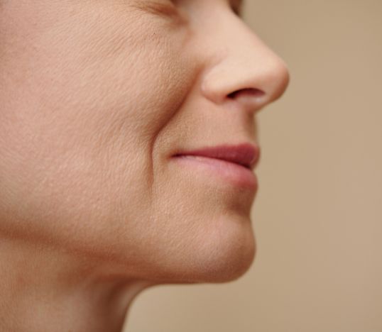 Augenlidstraffung in Nahaufnahme