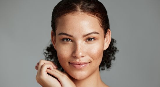 Augenlidstraffung in Nahaufnahme