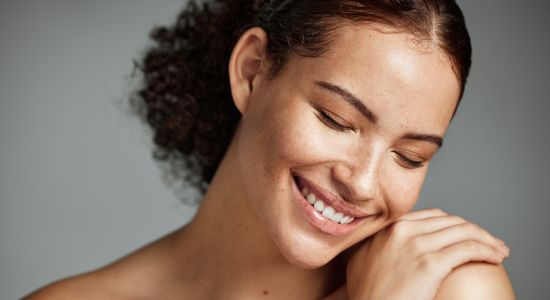 Augenlidstraffung in Nahaufnahme